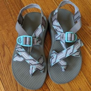 Aqua and gray Chaco Sandals Women Size 6